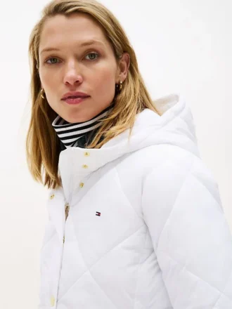Chaqueta acolchada ligera con capucha Chaqueta acolchada ligera con capucha