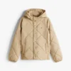 Chaqueta acolchada ligera con capucha Chaqueta acolchada ligera con capucha