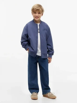 Chaqueta bomber con el logotipo de Hilfiger para niño