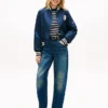 Chaqueta bomber universitaria repelente al agua