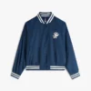Chaqueta bomber universitaria repelente al agua