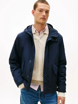 Chaqueta con capucha, impermeable y plegable