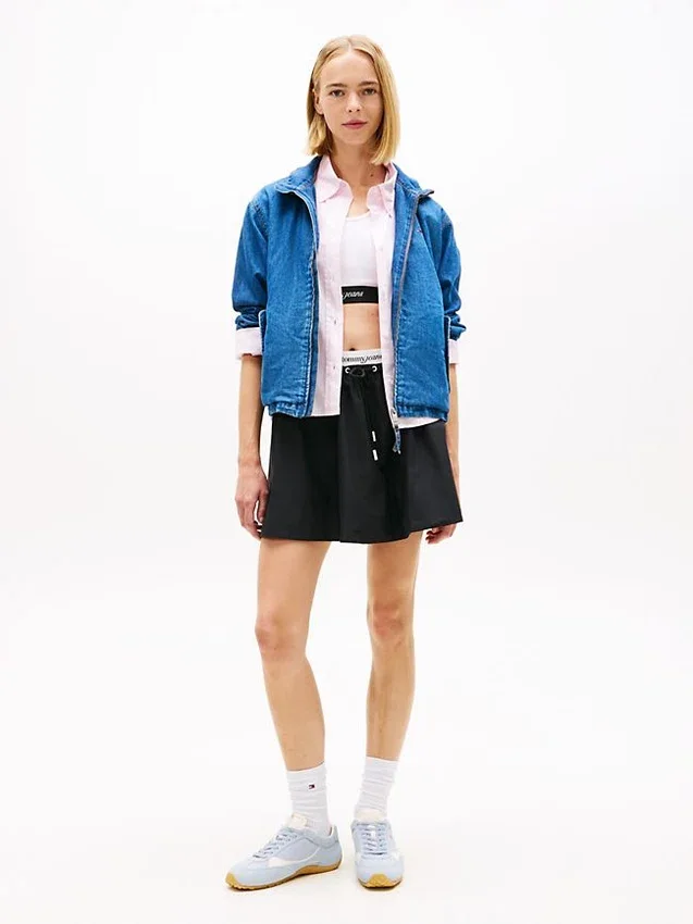 Chaqueta con cremallera de cambray Tommy Jeans Chaqueta con cremallera de cambray Tommy Jeans