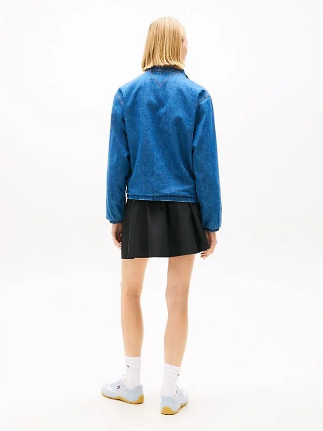 Chaqueta con cremallera de cambray Tommy Jeans Chaqueta con cremallera de cambray Tommy Jeans