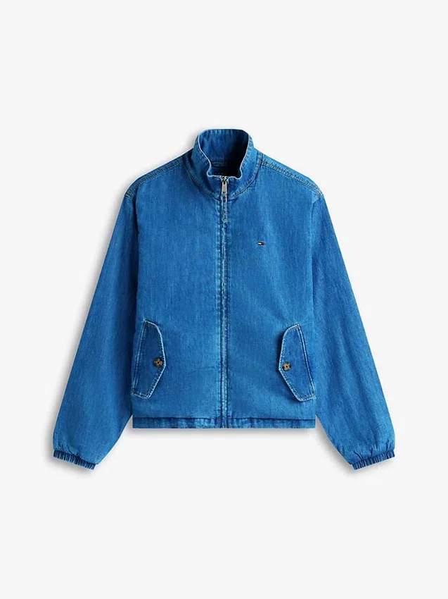 Chaqueta con cremallera de cambray Tommy Jeans Chaqueta con cremallera de cambray Tommy Jeans