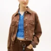 Chaqueta de lona teñida en prenda de Tommy Jeans Chaqueta de lona teñida en prenda de Tommy Jeans