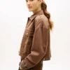 Chaqueta de lona teñida en prenda de Tommy Jeans Chaqueta de lona teñida en prenda de Tommy Jeans