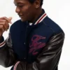 Chaqueta de tejidos mixtos New York Label Chaqueta de tejidos mixtos New York Label