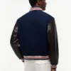 Chaqueta de tejidos mixtos New York Label Chaqueta de tejidos mixtos New York Label