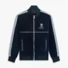 Chaqueta deportiva de terciopelo con escudo monograma Chaqueta deportiva de terciopelo con escudo monograma