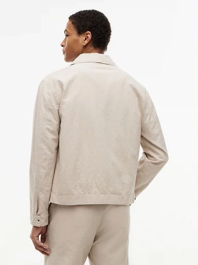 Chaqueta Ivy de mezcla de algodón y lino Chaqueta Ivy de mezcla de algodón y lino