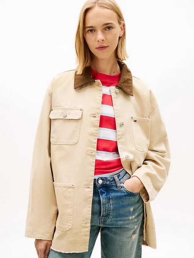 Chaqueta oversize de estilo granero de Tommy Jeans Chaqueta oversize de estilo granero de Tommy Jeans