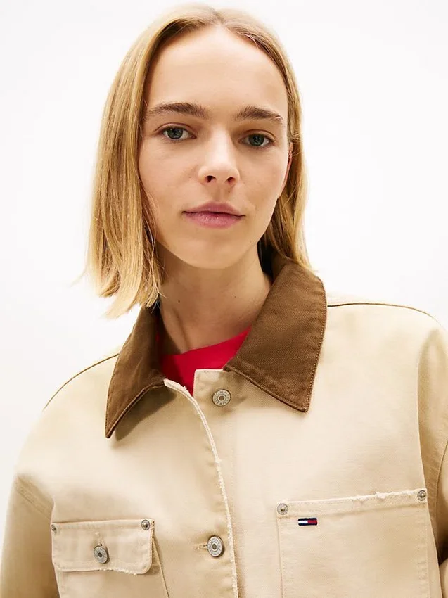 Chaqueta oversize de estilo granero de Tommy Jeans Chaqueta oversize de estilo granero de Tommy Jeans