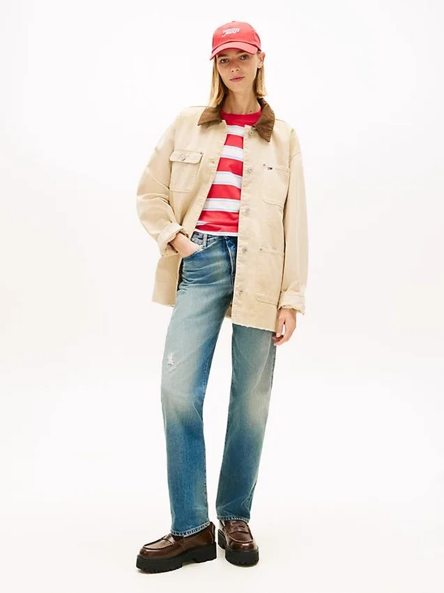 Chaqueta oversize de estilo granero de Tommy Jeans Chaqueta oversize de estilo granero de Tommy Jeans