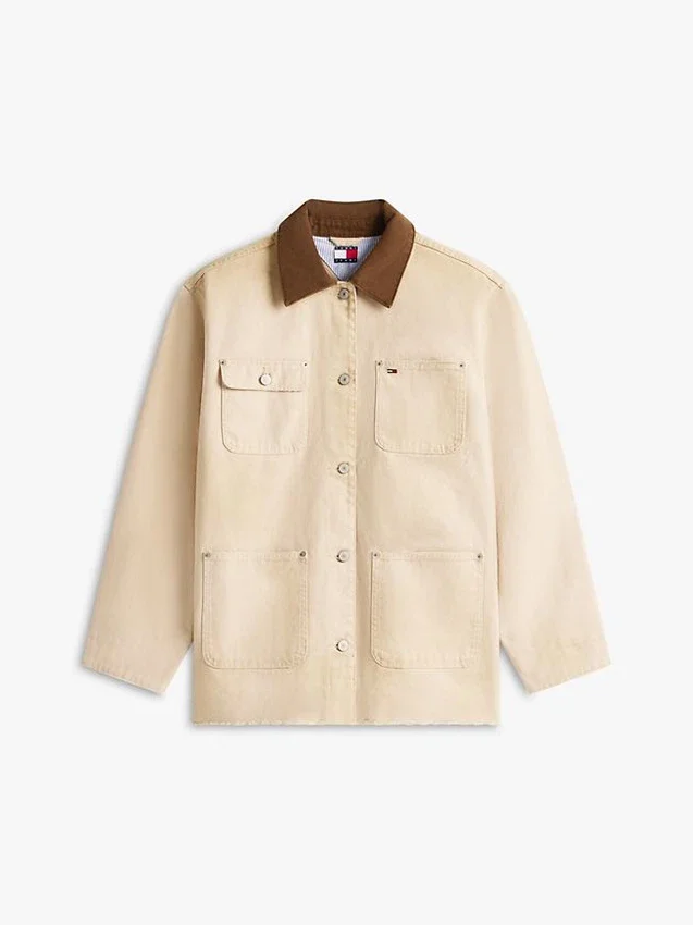 Chaqueta oversize de estilo granero de Tommy Jeans Chaqueta oversize de estilo granero de Tommy Jeans