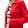 Chaqueta Ponte con múltiples bolsillos y botones dorados Chaqueta Ponte con múltiples bolsillos y botones dorados