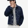 Chaqueta ranchera vaquera de lavado oscuro de Tommy Jeans Chaqueta ranchera vaquera de lavado oscuro de Tommy Jeans