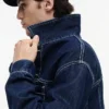 Chaqueta ranchera vaquera de lavado oscuro de Tommy Jeans Chaqueta ranchera vaquera de lavado oscuro de Tommy Jeans