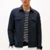 Chaqueta tipo camisa de sarga Chaqueta tipo camisa de sarga