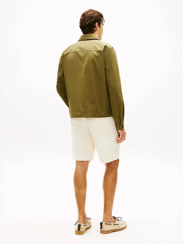 Chaqueta tipo camisa de sarga Chaqueta tipo camisa de sarga
