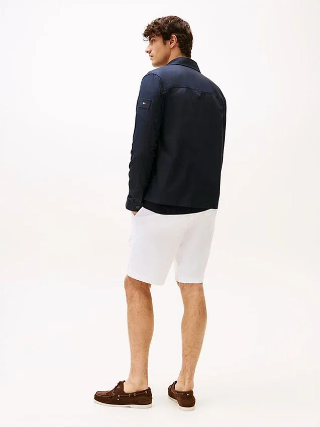 Chaqueta tipo camisa de sarga Chaqueta tipo camisa de sarga
