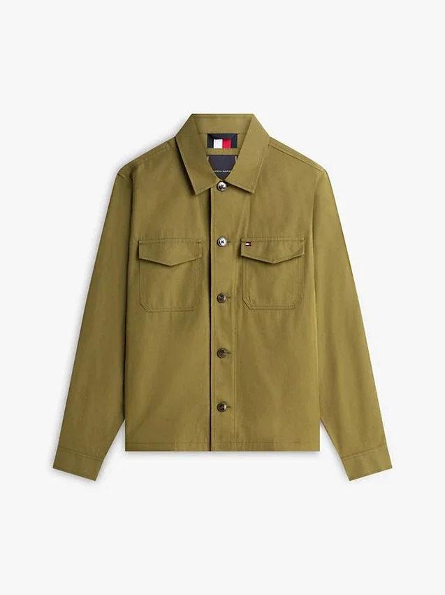 Chaqueta tipo camisa de sarga Chaqueta tipo camisa de sarga