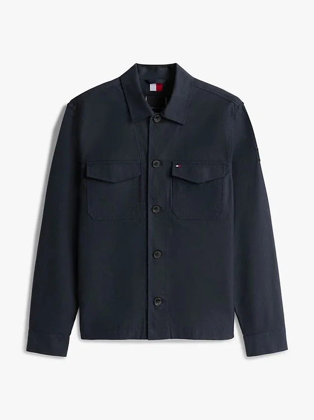 Chaqueta tipo camisa de sarga Chaqueta tipo camisa de sarga