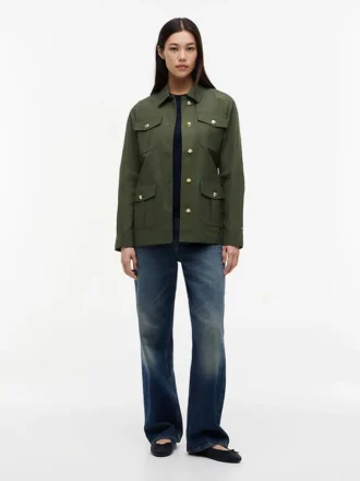 Chaqueta utilitaria con cinturón resistente al agua Chaqueta utilitaria con cinturón resistente al agua