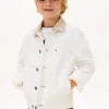 Chaqueta vaquera con logotipo de bandera para niño