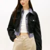 Chaqueta vaquera corta con cremallera de Tommy Jeans Chaqueta vaquera corta con cremallera de Tommy Jeans