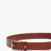 Cinturón de cuero con presilla con bandera