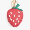 Colgante para bolso con monedero de fresa