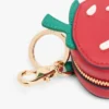 Colgante para bolso con monedero de fresa