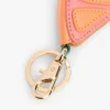Colgante para bolso con monedero en forma de cuña naranja