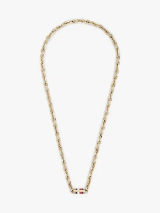 Collar de eslabones con rayas emblemáticas