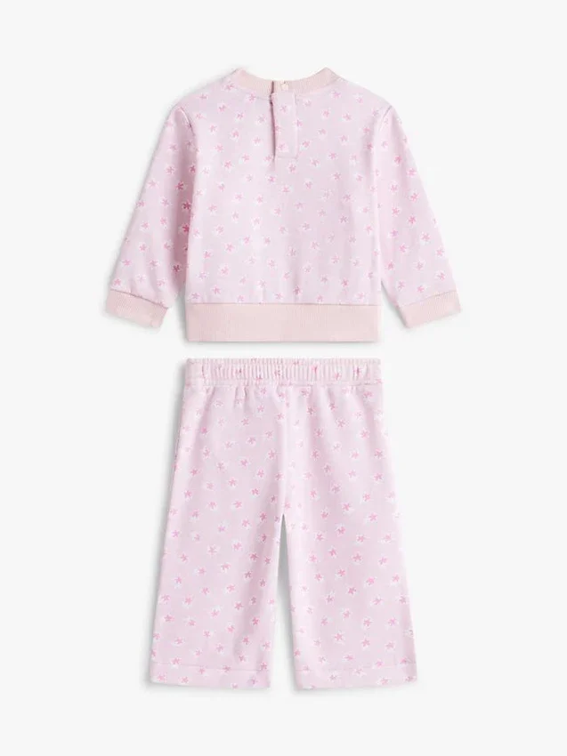 Conjunto de camiseta con estrellas y pantalones de pierna ancha para bebés Conjunto de camiseta con estrellas y pantalones de pierna ancha para bebés