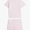 Conjunto de camiseta y pantalones cortos con el logotipo de Tommy para bebés Conjunto de camiseta y pantalones cortos con el logotipo de Tommy para bebés