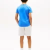 Conjunto de camiseta y pantalones cortos con logotipo para niño