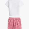 Conjunto de camiseta y pantalones cortos con monograma para bebés Conjunto de camiseta y pantalones cortos con monograma para bebés
