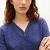 Conjunto de pijama de camiseta Henley y pantalones cortos