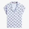 Conjunto de pijama de manga corta con camisa y pantalones cortos