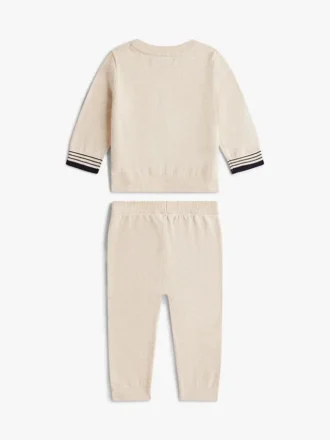 Conjunto de sudadera y pantalón de chándal con logotipo para bebés