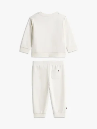 Conjunto de sudadera y pantalones con el logotipo de Tommy para bebés