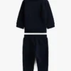 Conjunto de sudadera y pantalones con logotipo para bebés