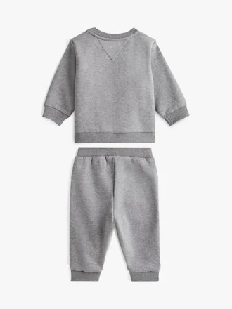 Conjunto de sudadera y pantalones con logotipo para bebés