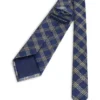 Corbata de mezcla de seda a cuadros Corbata de mezcla de seda a cuadros