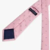 Corbata de mezcla de seda con estampado de palmeras Corbata de mezcla de seda con estampado de palmeras