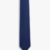 Corbata lisa con diseño en espiga