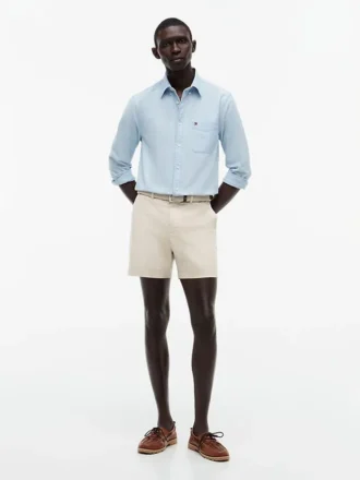 Corte regular. Pantalones cortos Tommy con cintura cómoda de 12,7 cm
