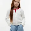 Cárdigan de punto trenzado para niña